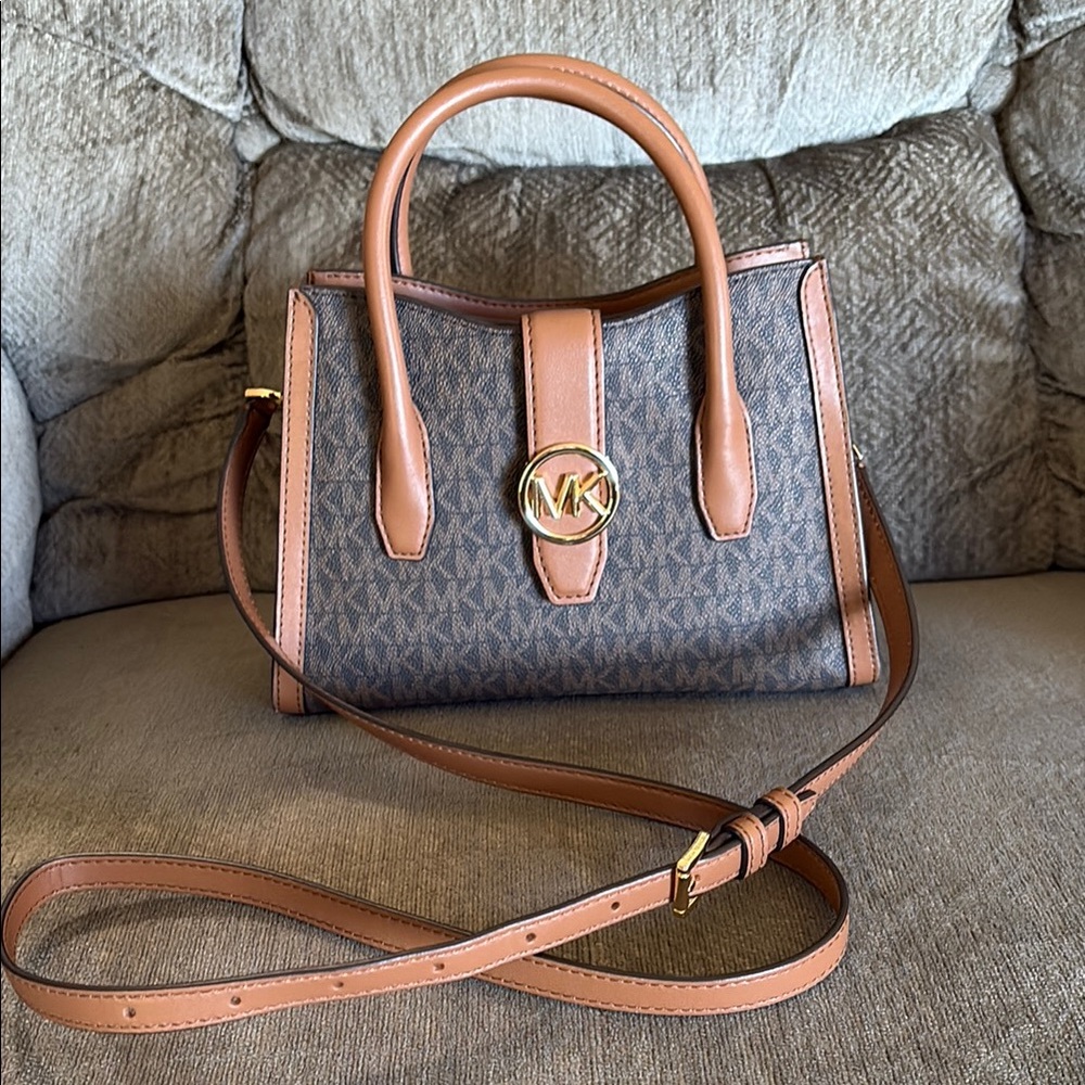 Michael Kors Brown and Tan Women's Bag